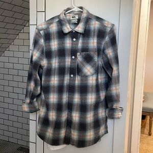 Men’s Quicksilver Flannel Shirt Size Small